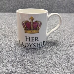 Leonardo Collection Mug Her Ladyship White Crown Fine China Royal Regencycore